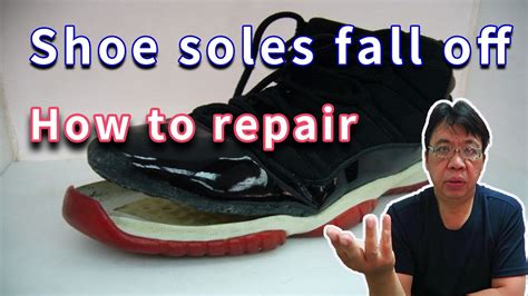 fix shoe sole coming off.